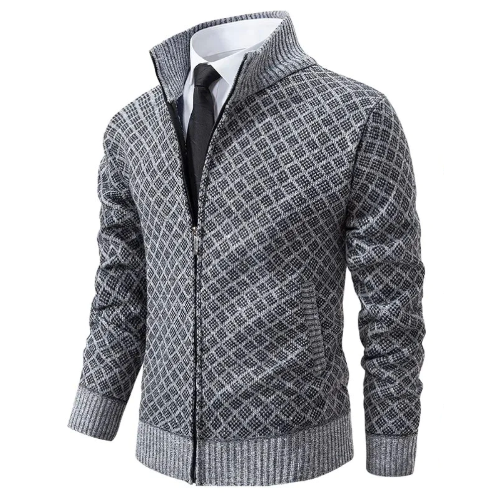 Gilet en Jacquard Tricoté Remy-Doir®